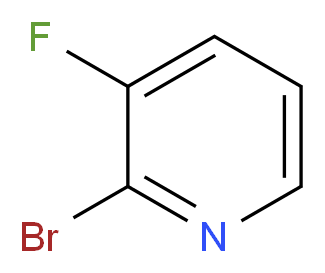 2-bromo-3-fluoropyridine_分子结构_CAS_40273-45-8