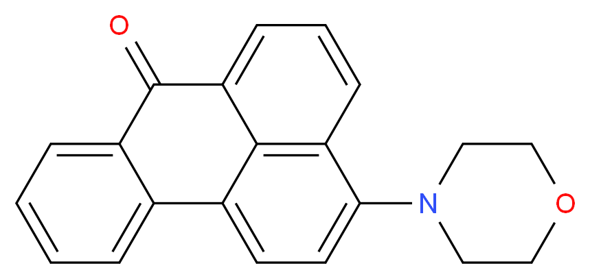 14-(morpholin-4-yl)tetracyclo[7.7.1.0<sup>2</sup>,<sup>7</sup>.0<sup>1</sup><sup>3</sup>,<sup>1</sup><sup>7</sup>]heptadeca-1(17),2,4,6,9,11,13,15-octaen-8-one_分子结构_CAS_299927-47-2