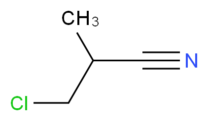 3-chloro-2-methylpropanenitrile_分子结构_CAS_7659-45-2
