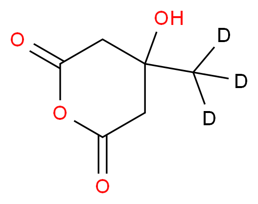 3-Hydroxy-3-methylglutaric-d3 Anhydride_分子结构_CAS_115135-38-1)