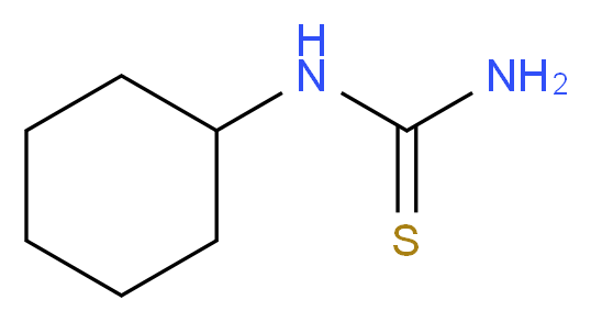 cyclohexylthiourea_分子结构_CAS_5055-72-1