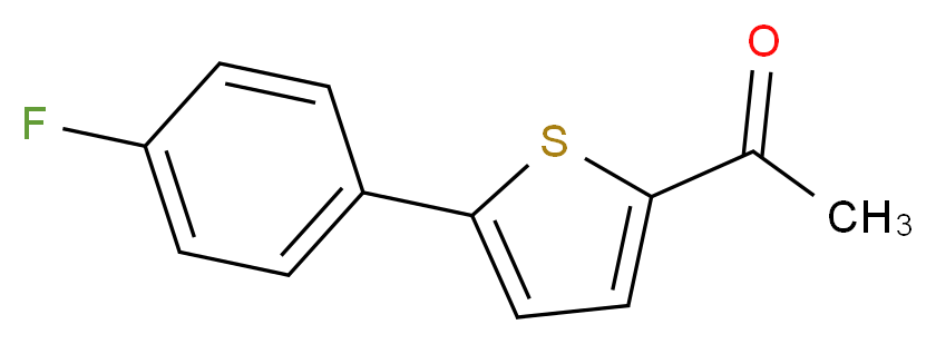 1-[5-(4-Fluorophenyl)-2-thienyl]-1-ethanone_分子结构_CAS_886361-46-2)