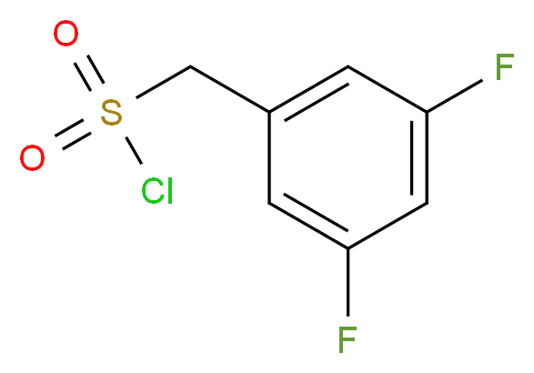 (3,5-difluorophenyl)methanesulfonyl chloride_分子结构_CAS_163295-74-7)