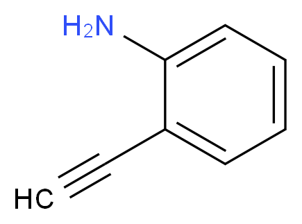 2-ethynylaniline_分子结构_CAS_52670-38-9