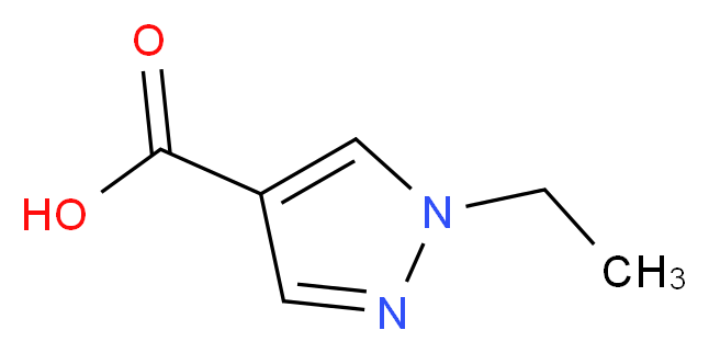 1-Ethyl-1H-pyrazole-4-carboxylic acid_分子结构_CAS_400858-54-0)