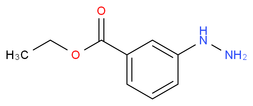 Ethyl-3-hydrazinobenzoate_分子结构_CAS_90556-87-9)