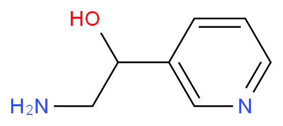 2-amino-1-(pyridin-3-yl)ethan-1-ol_分子结构_CAS_)