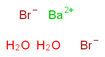 barium(2+) ion dihydrate dibromide_分子结构_CAS_7791-28-8
