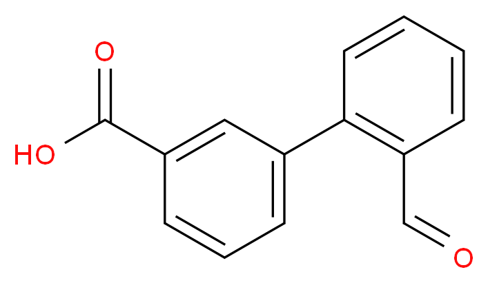 2'-Formyl-[1,1'-biphenyl]-3-carboxylic acid_分子结构_CAS_2005871-52-9)