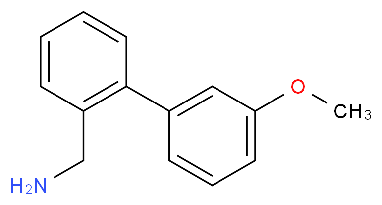 (3'-Methoxy[1,1'-biphenyl]-2-yl)methanamine_分子结构_CAS_)