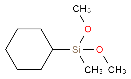 cyclohexyldimethoxymethylsilane_分子结构_CAS_17865-32-6