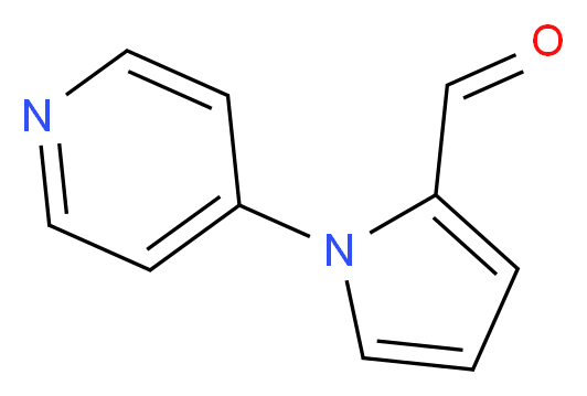 1-(pyridin-4-yl)-1H-pyrrole-2-carbaldehyde_分子结构_CAS_)