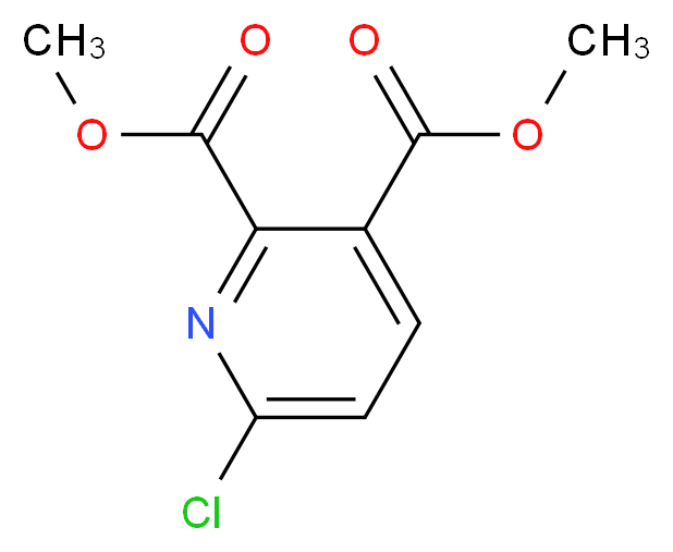 Dimethyl 6-chloropyridine-2,3-dicarboxylate_分子结构_CAS_32383-03-2)