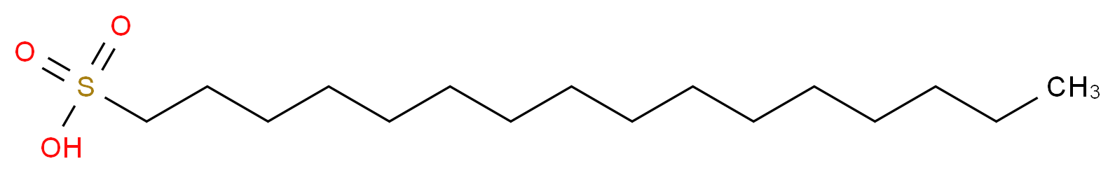 hexadecane-1-sulfonic acid_分子结构_CAS_15015-81-3