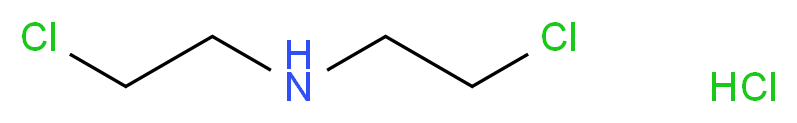 bis(2-chloroethyl)amine hydrochloride_分子结构_CAS_821-48-7