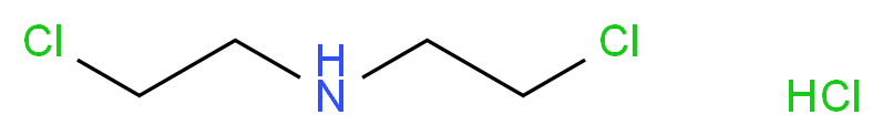 BIS(&beta;-CHLOROETHYL)AMINE HCl_分子结构_CAS_821-48-7)