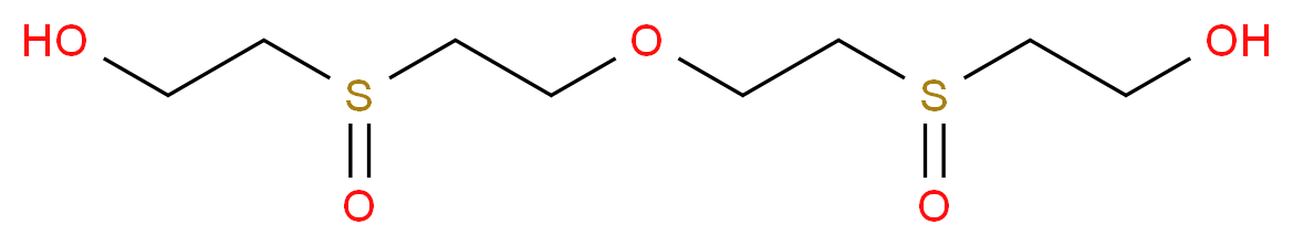 2,2'-(Oxybis(2,1-ethanediylsulfinyl))bisethanol_分子结构_CAS_167940-02-5)