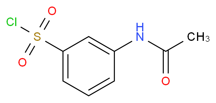 3-Acetylamino-benzenesulfonyl chloride_分子结构_CAS_23905-46-6)