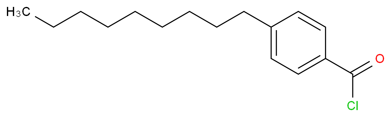 4-正壬基苯甲酰氯_分子结构_CAS_54963-70-1)
