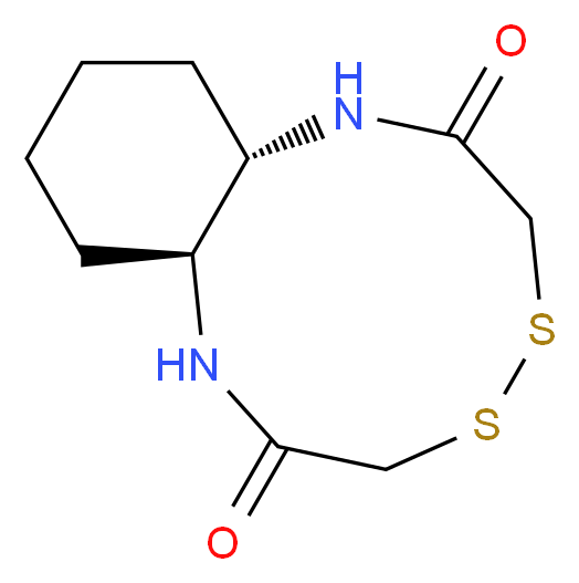 (+/-)-trans-1,2-Bis(2-mercaptoacetamido)cyclohexane_分子结构_CAS_257641-01-3)