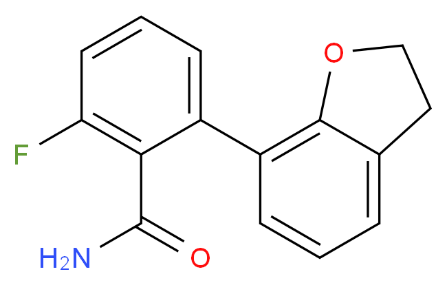 2-(2,3-dihydro-1-benzofuran-7-yl)-6-fluorobenzamide_分子结构_CAS_)