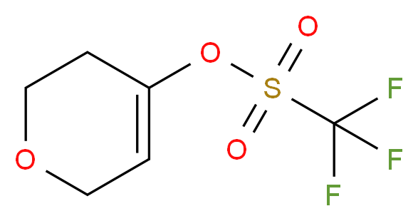 3,6-dihydro-2H-pyran-4-yl trifluoromethanesulfonate_分子结构_CAS_188975-30-6