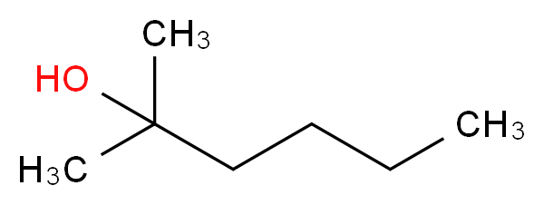 2-methylhexan-2-ol_分子结构_CAS_625-23-0