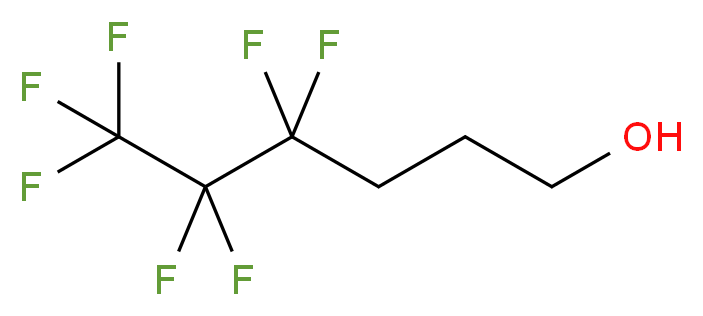 4,4,5,5,6,6,6-heptafluorohexan-1-ol_分子结构_CAS_679-02-7