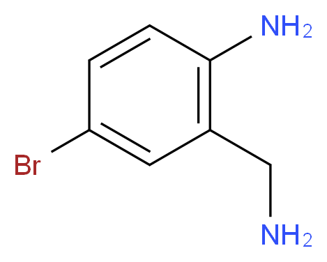2-(aminomethyl)-4-bromoaniline_分子结构_CAS_771583-12-1