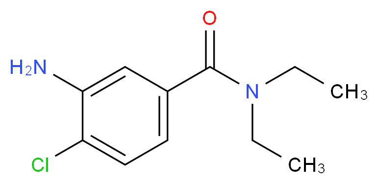 3-amino-4-chloro-N,N-diethylbenzamide_分子结构_CAS_905811-02-1)