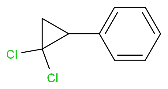 (2,2-dichlorocyclopropyl)benzene_分子结构_CAS_2415-80-7