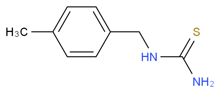 1-(4-Methylbenzyl)-2-thiourea_分子结构_CAS_103854-74-6)