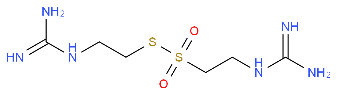2-Guanidinoethyl 2-Guanidinoethanethiosulfonate, Dihydrobromide_分子结构_CAS_91784-03-1)
