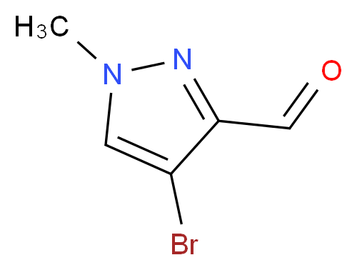 4-bromo-1-methyl-1H-pyrazole-3-carbaldehyde_分子结构_CAS_287917-96-8