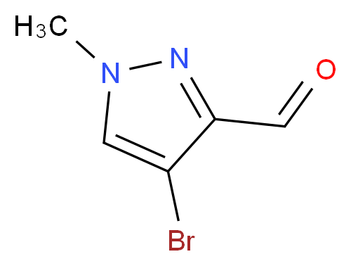 4-Bromo-1-methyl-1H-pyrazole-3-carboxaldehyde 95%_分子结构_CAS_287917-96-8)