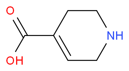 1,2,3,6-tetrahydropyridine-4-carboxylic acid_分子结构_CAS_64603-90-3