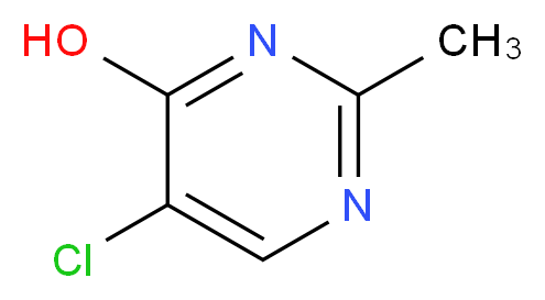 5-chloro-2-methylpyrimidin-4-ol_分子结构_CAS_26732-04-7