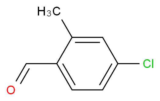 4-chloro-2-methylbenzaldehyde_分子结构_CAS_40137-29-9