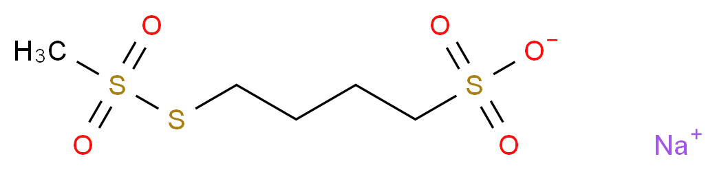 Sodium (4-Sulfonatobutyl)methanethiosulfonate _分子结构_CAS_385398-78-7)