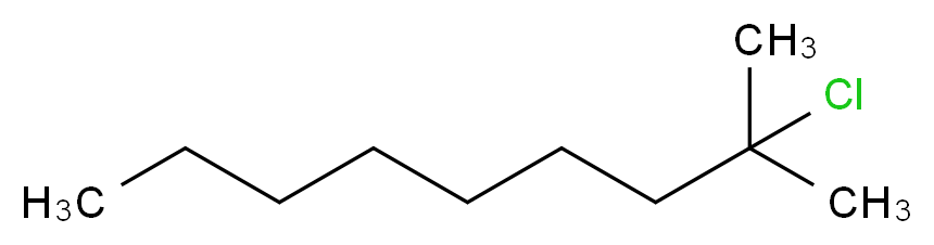 2-chloro-2-methylnonane_分子结构_CAS_4325-50-2