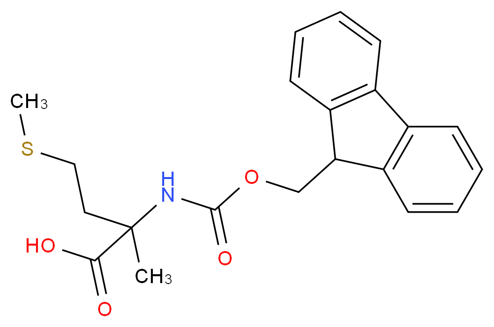 Fmoc-alpha-methyl-DL-methionine_分子结构_CAS_)