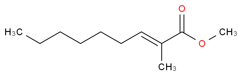 Methyl 2-methylnon-2-enoate_分子结构_CAS_111-79-5)