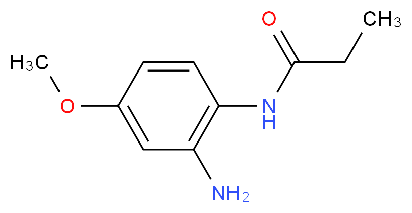 N-(2-amino-4-methoxyphenyl)propanamide_分子结构_CAS_67169-89-5)