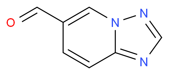 [1,2,4]triazolo[1,5-a]pyridine-6-carbaldehyde_分子结构_CAS_614750-81-1
