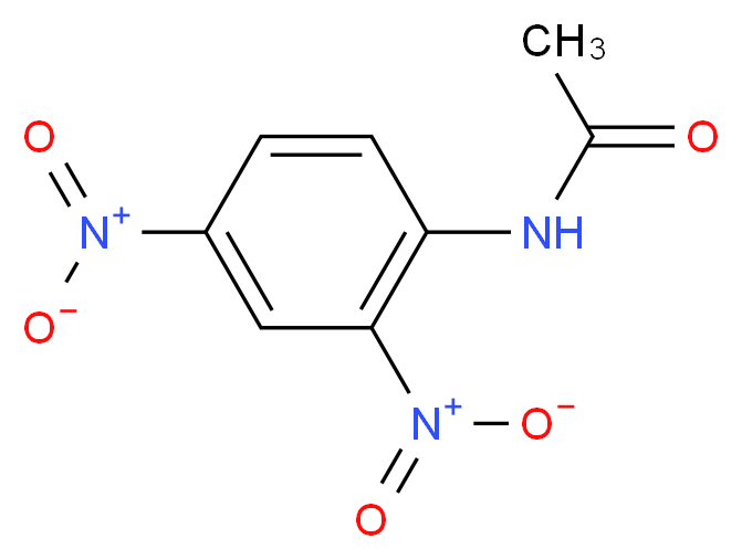 N-(2,4-dinitrophenyl)acetamide_分子结构_CAS_67857-06-1