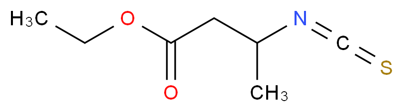 Ethyl DL-3-isothiocyanatobutyrate_分子结构_CAS_206750-29-0)