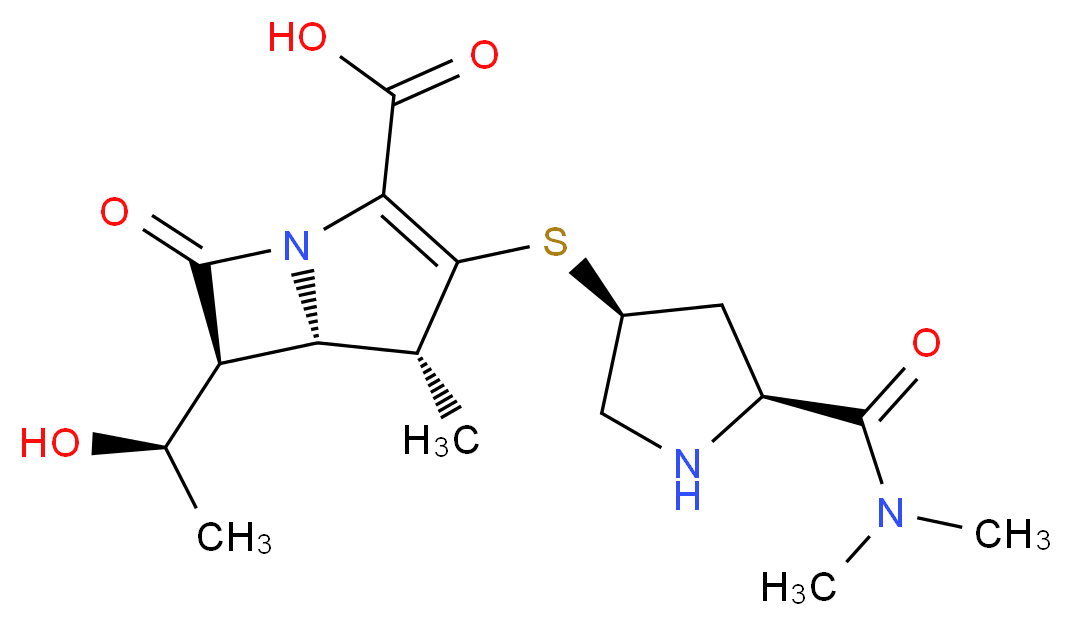 Meropenem_分子结构_CAS_96036-03-2)