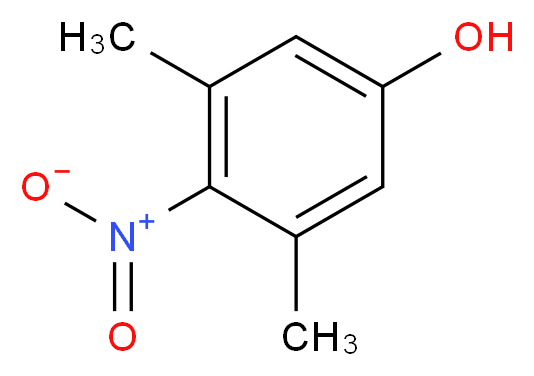 3,5-dimethyl-4-nitrophenol_分子结构_CAS_5344-97-8