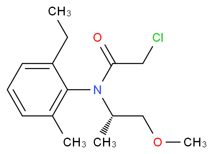 S-异丙甲草胺_分子结构_CAS_87392-12-9)