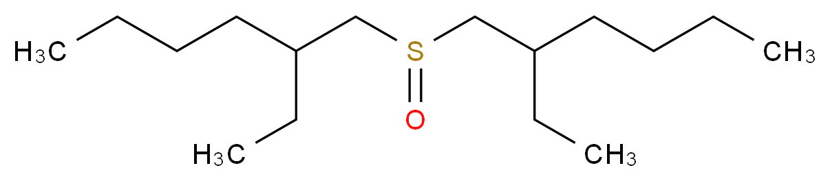 二(2-乙基己基)亚砜_分子结构_CAS_82374-34-3)